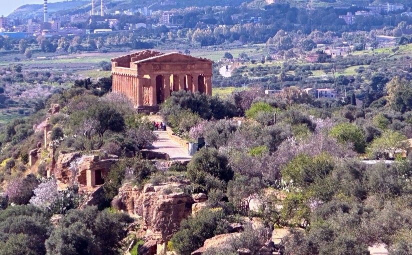 The Stunning Valley of the Temples     in Agrigento,Sicily